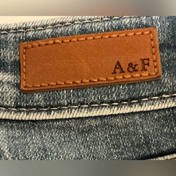 Abercrombie & Fitch Blue Skinny Jeans - Picture 4 of 5